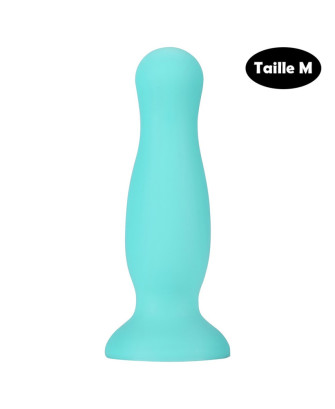 Plug anal ventouse vert pastel taille M 